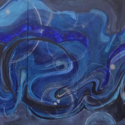 In Space<br>
Karen Van Allen<br>
30x50”   l   $600