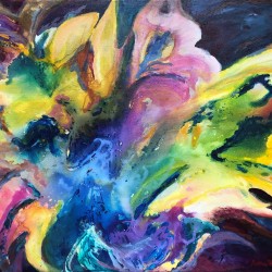 “Tiger Lilies” <br>
Sara Becker<br>
24x20   l   $370<br>