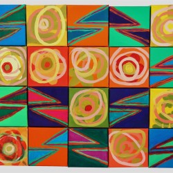 “BoogieWoogie”<br>
Elizabeth Eby<br>
21x21   l   $400
