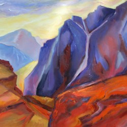 “Dolomite View”<br>
Kate McConnell<br>
24x18   l   $850