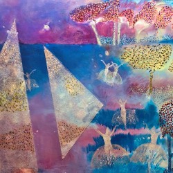 “The Night of the Ephimerae”<br>
Hernan Murno<br>
30x36   l   $675