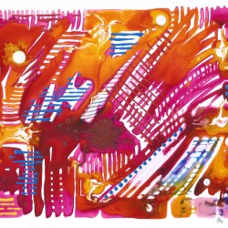 “There Is Nothing You Can't Imagine”<br>
Martina Sestakova<br>
Acrylics on Yupo, 16x20   l   $125